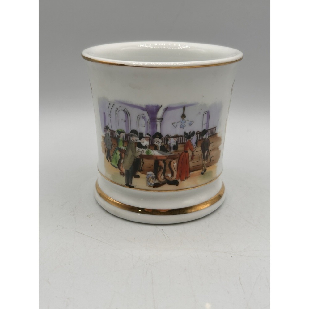 Vintage Dunoon Early Century Village Coffee Tea Mugs Made‎ In Scotland